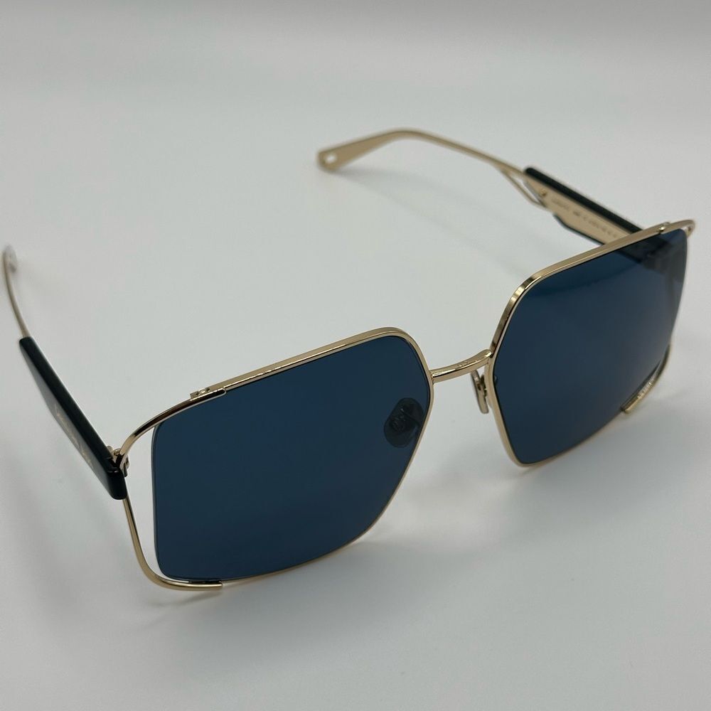 NEW Dior Sunglasses Archidior S1U Shiny Gold Blue Women - Picture 8 of 13